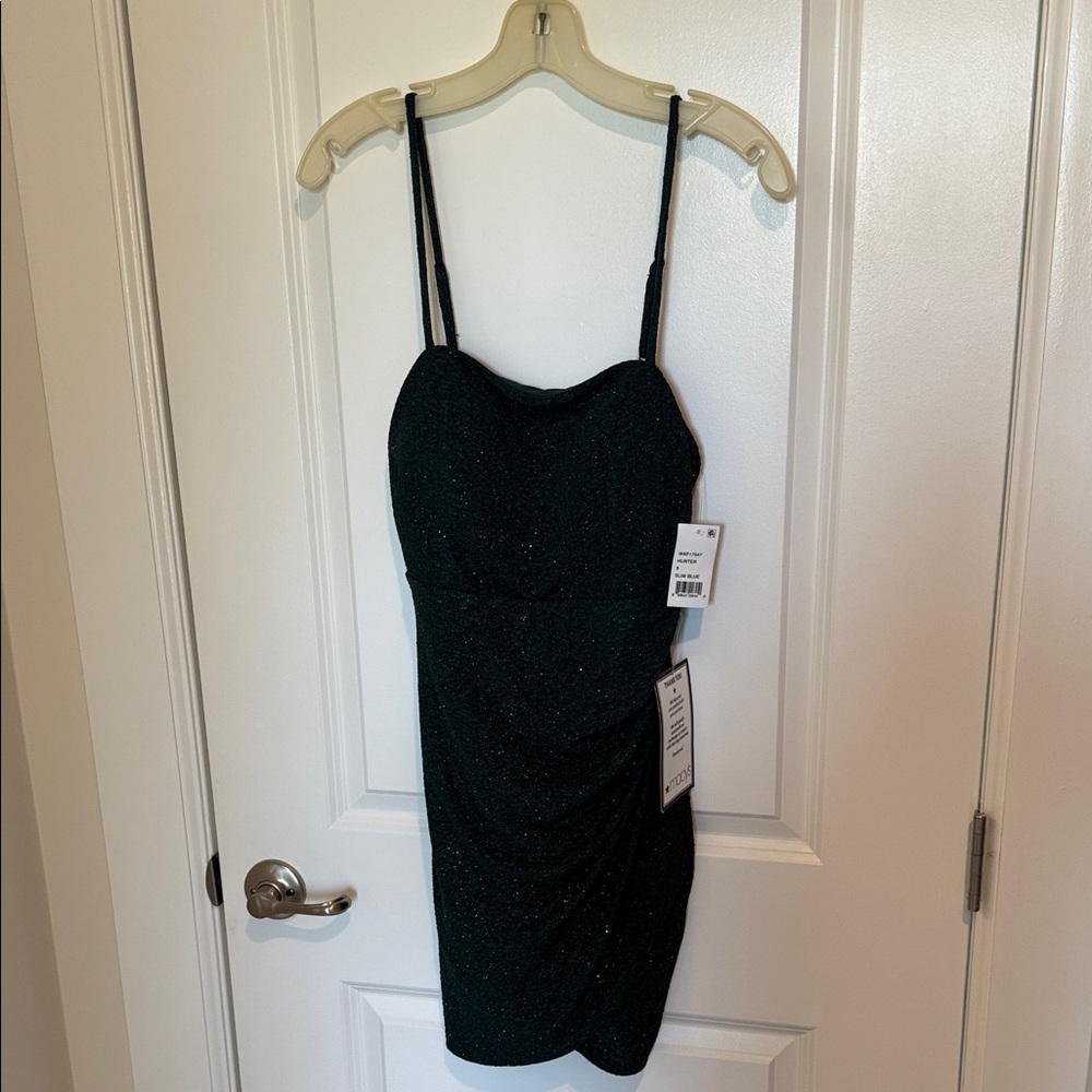 Hunter Sparkling Black Mini Dress